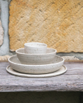 Keramický talíř tečkovaný ( průměr 22cm )