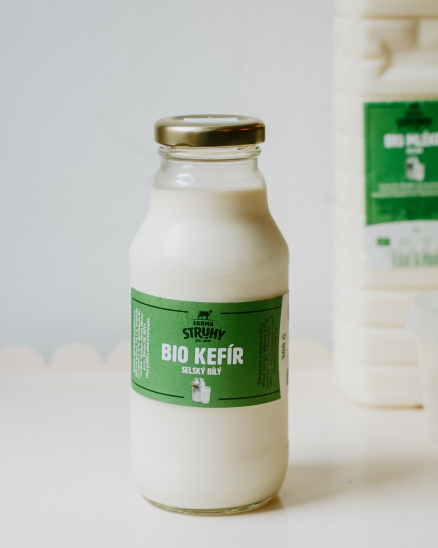 BIO kefír bílý 300g farma Struhy
