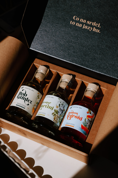 Dárkové trio koktejlových drinků od George Němce