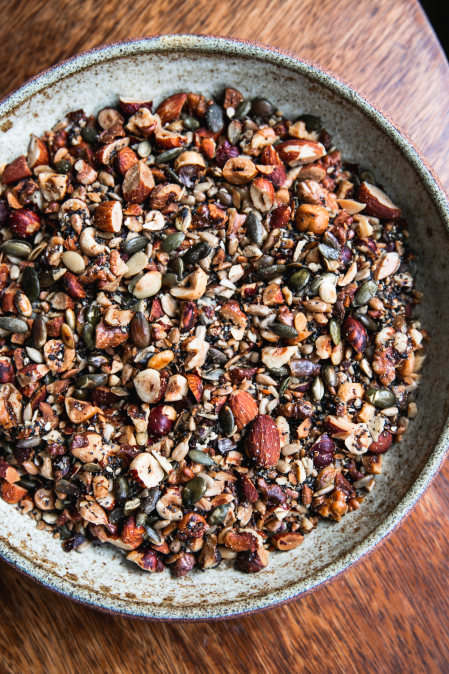 Slaná ořechová granola  400g